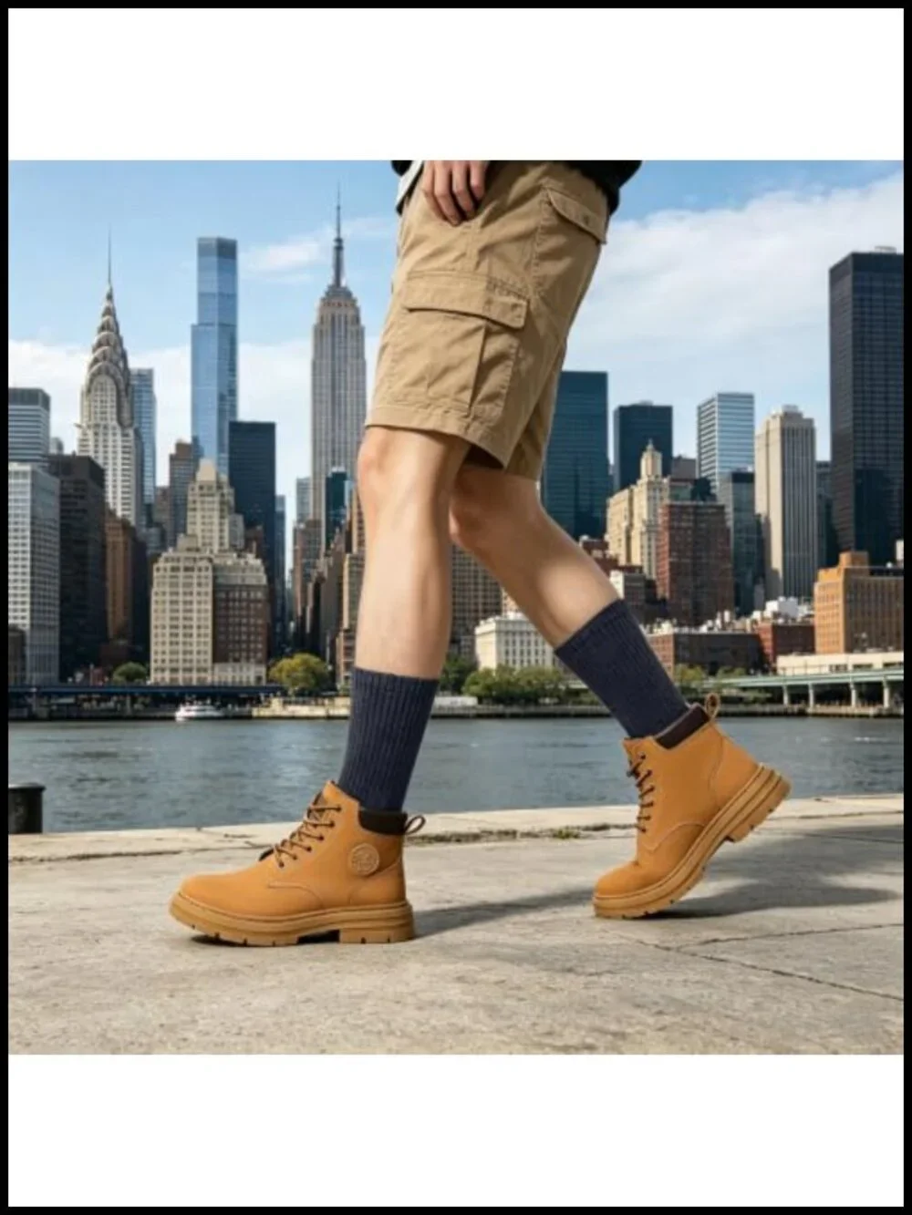 WANDER Merino Wool Crew Socks 3 Pack Lightweight Cushion Hiking Athletic